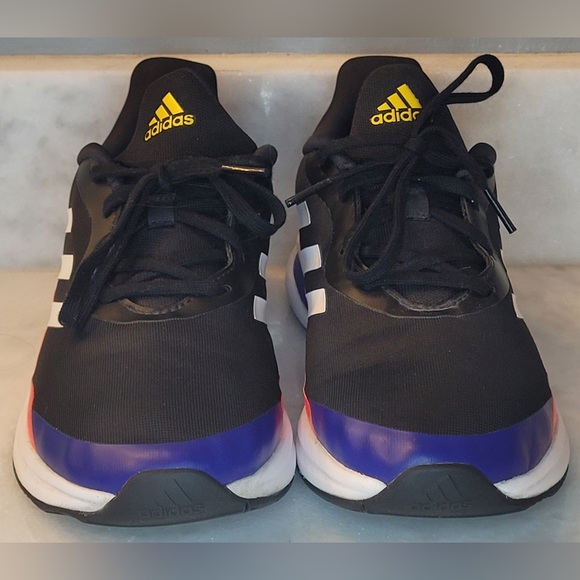 Adidas Fortarun FZ5496 Black Running Shoes Sneakers Size 7 - Picture 2 of 10